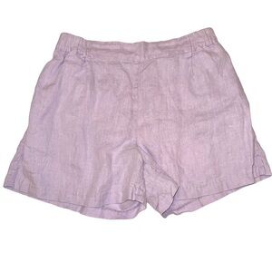 Michael Stars Linen Paperboy Pull on Shorts Size Small